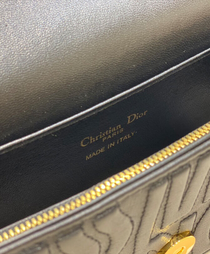 Christian Dior Miss Dior Flap Bag Black